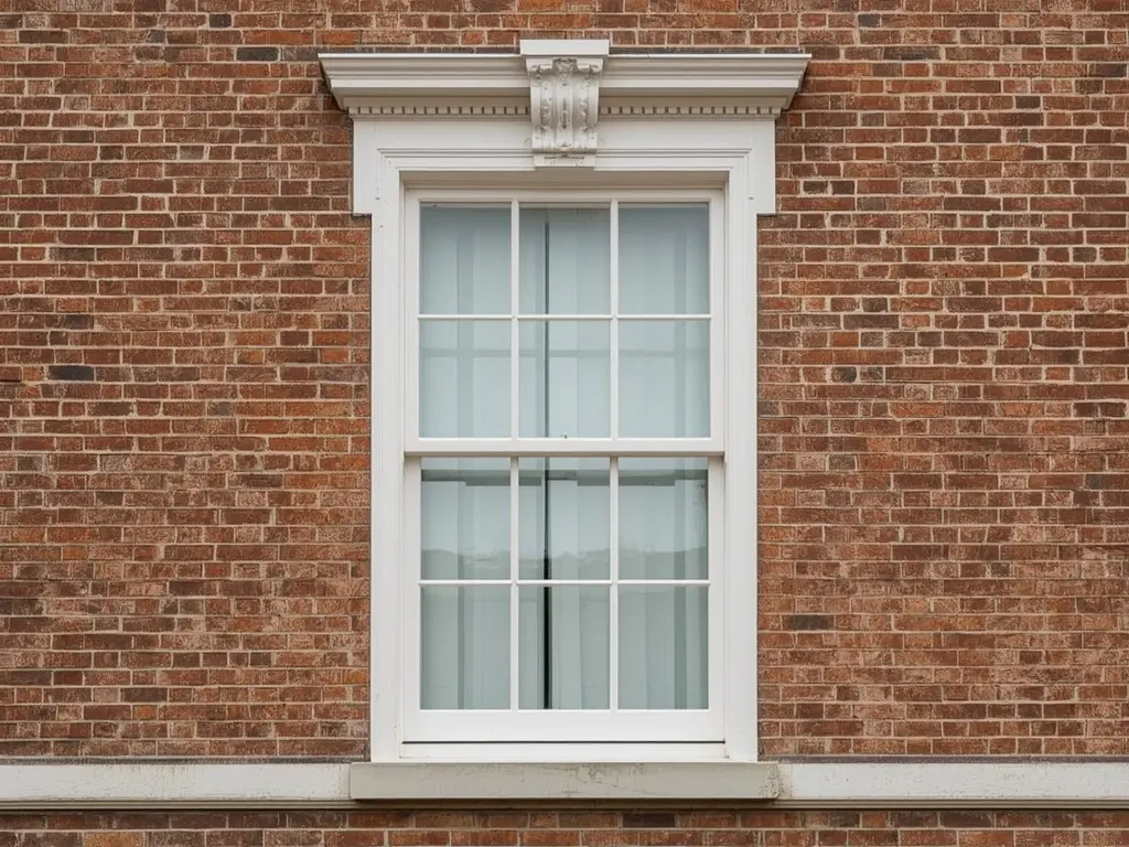 Detailopname van een kunststof schuifkozijn witte korrelstructuur in een vooroorlogs pand in Voorburg