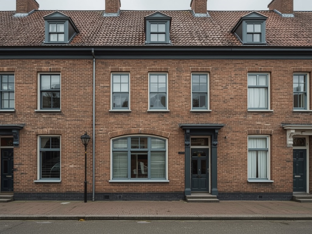 Woonhuis aan het water in Voorburg West voorzien van nieuwe antracietgrijze kunststof kozijnen