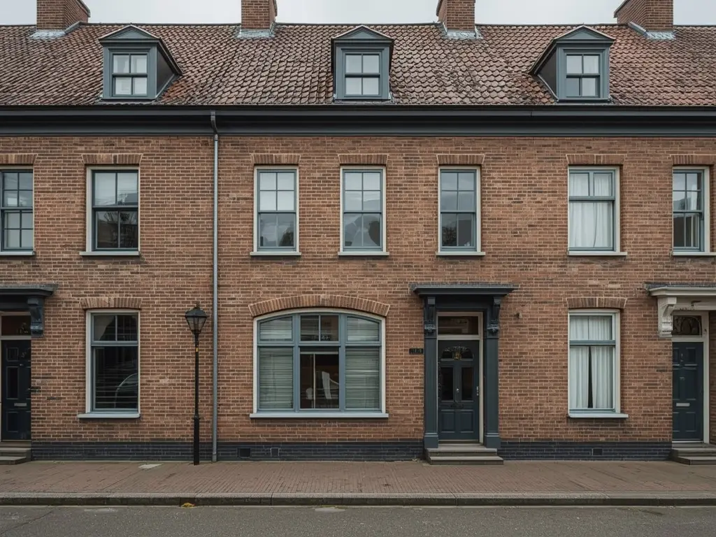 Woonhuis aan het water in Voorburg West voorzien van nieuwe antracietgrijze kunststof kozijnen