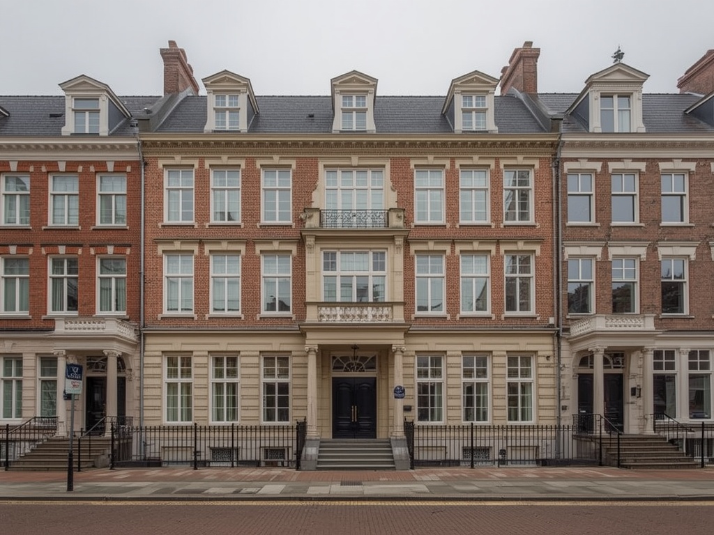 Herenhuis in de Archipelbuurt in Den Haag met nieuwe witte kunststof kozijnen