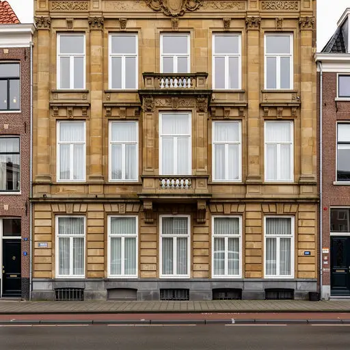 Statig pand in Voorburg met nieuwe greeploze kunststof kozijnen geplaatst