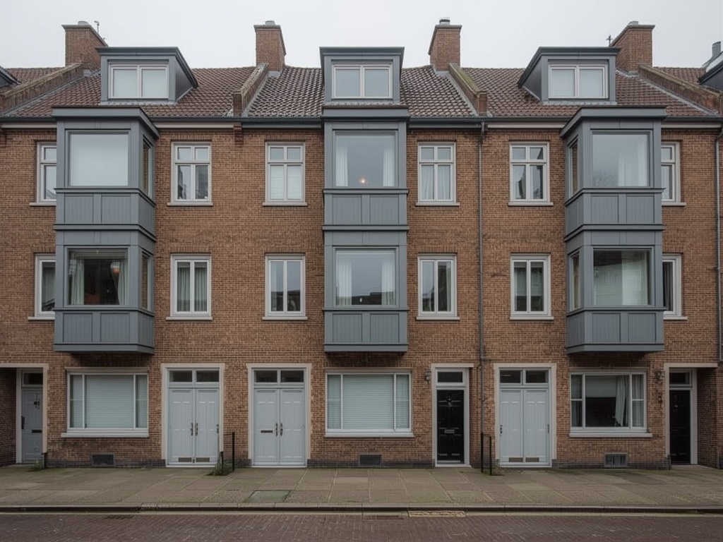 Strakke modernistische woning Rijswijk-Buiten voorzien van matzwarte kunststof kozijnen