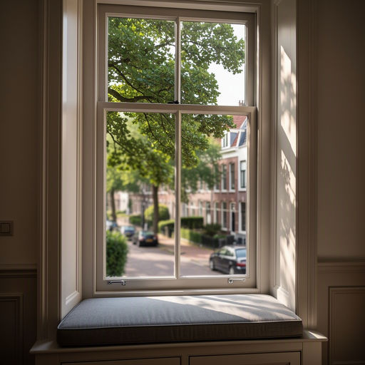 Interieur lichte woonkamer Rijswijk Steenvoorde met veel daglicht door grote kunststof schuifpui