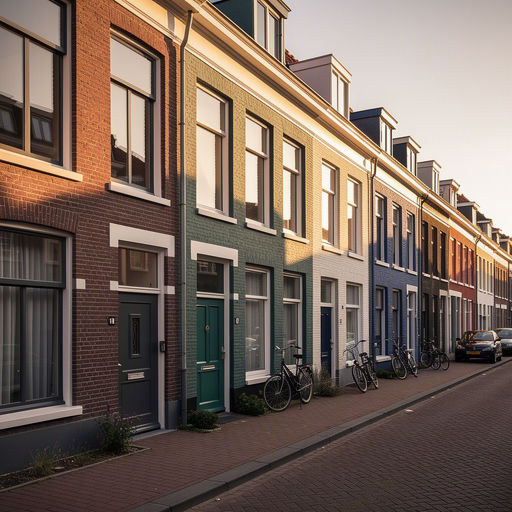Monteur plaatst kunststof kozijnen bij een woning in Den Haag